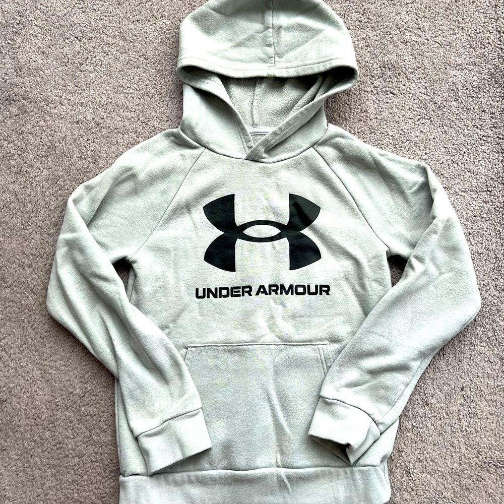 Kids Under Armour Gray Hoodie